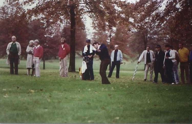 Jay Sigel competing in the 1981 U.S. Mid-Amateur Championship